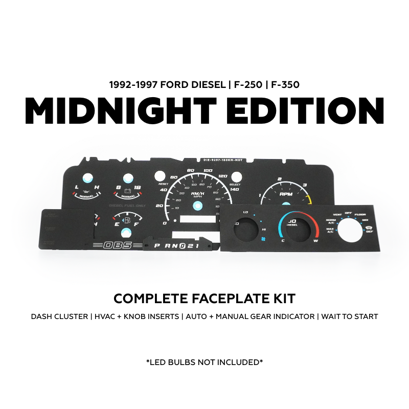 Diesel Midnight - Dash Skinz KM/H