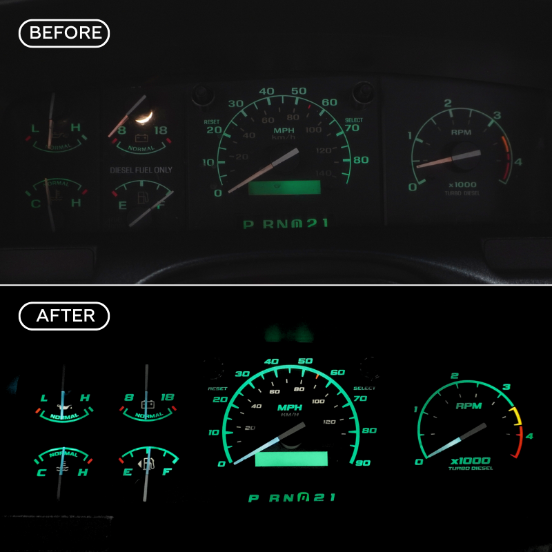 Diesel Midnight Green DashSkinz