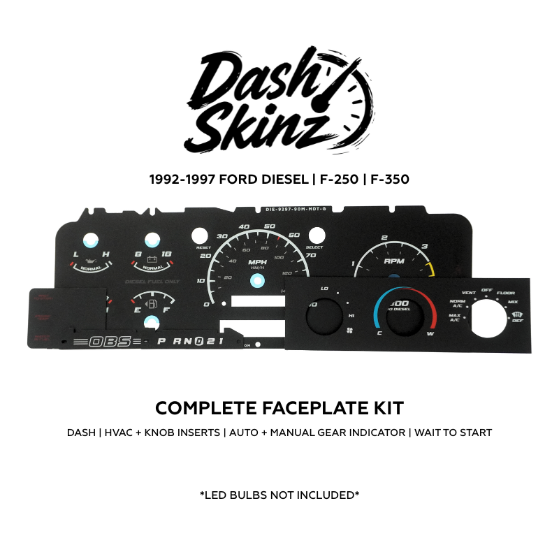 Diesel Midnight Green DashSkinz