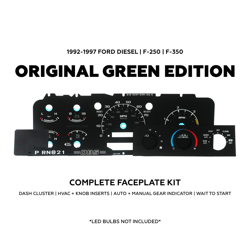 Diesel Original Green - Faceplate Kit