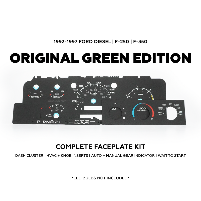 Diesel Original Green - Dash Skinz KM/H