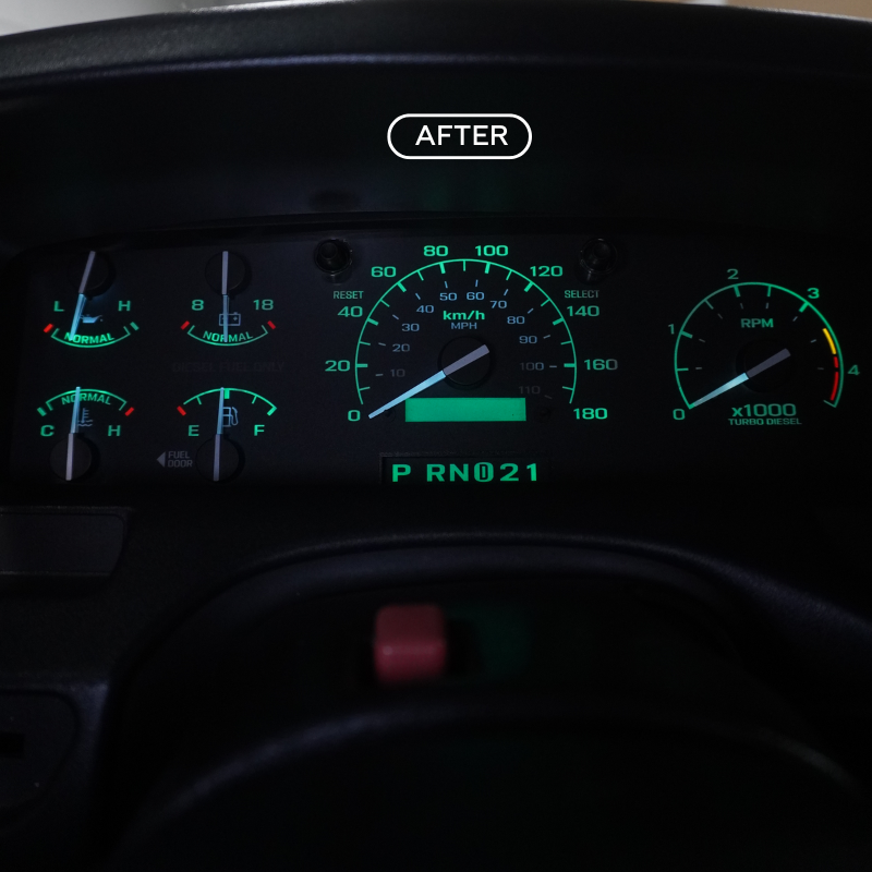 Diesel Original Green - Dash Skinz KM/H