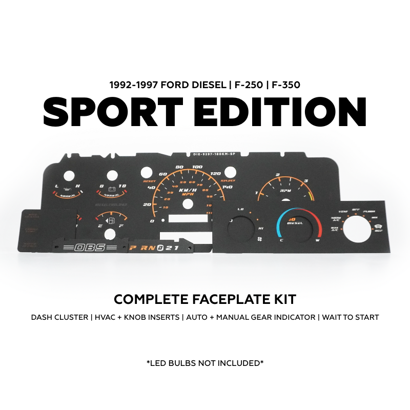 Diesel Sport - Dash Skinz KM/H