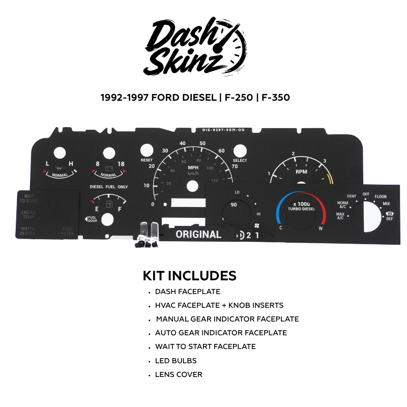 1992-1996 Ford F-Series & Bronco DashSkinz