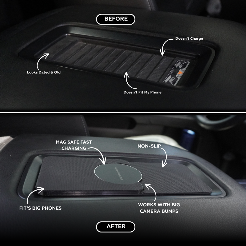 HyperVolt 2.0 Wireless Charger for 2014-2020 Silverado, Sierra, Tahoe, Yukon & Suburban