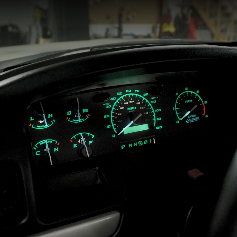 1st Gen Lightning Green DashSkinz