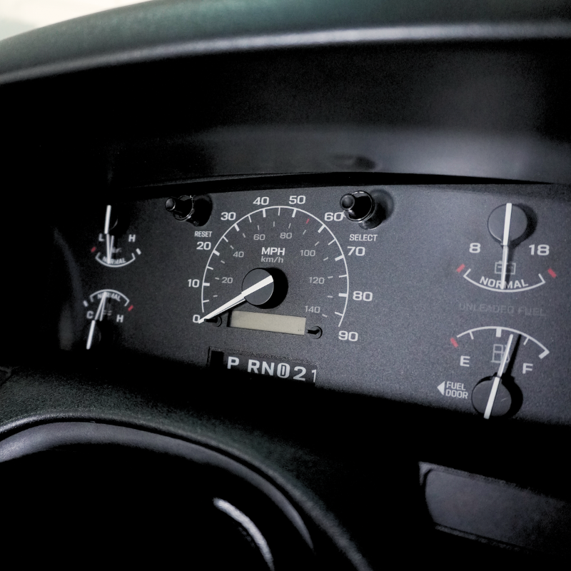 Gas No/Tach - Original Green DashSkinz