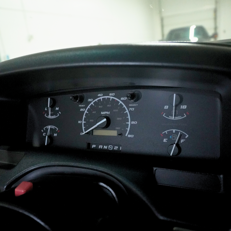 Gas No/Tach - Midnight DashSkinz