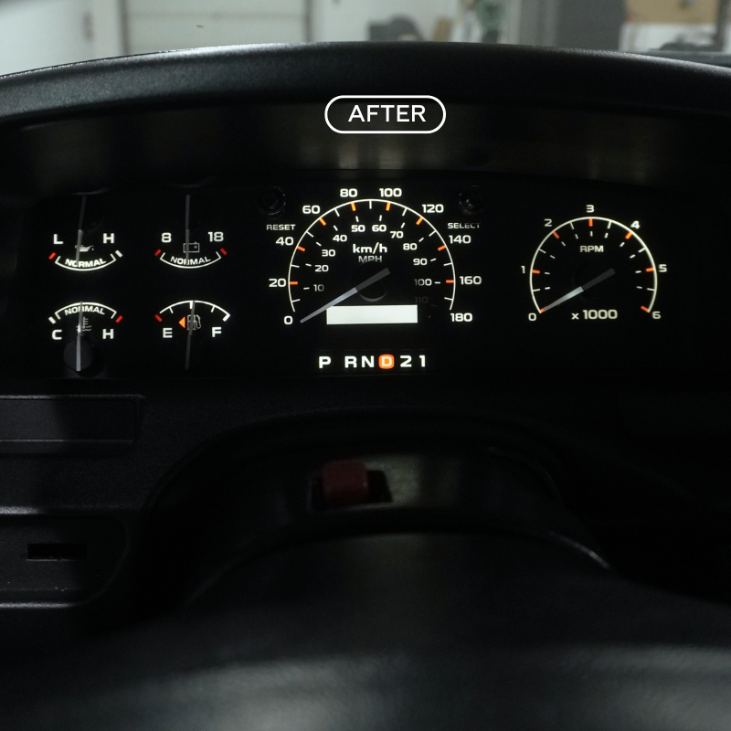 XLT Modern - Dash Skinz KM/H