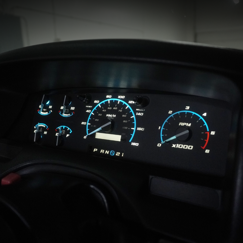 XLT Midnight - Dash Skinz KM/H