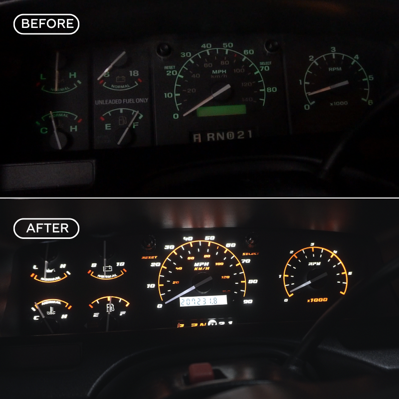 Gas w/tach - Sport DashSkinz