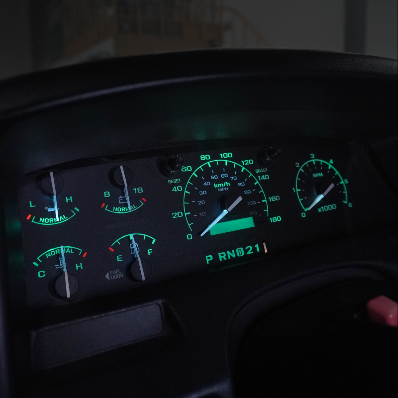 XLT Original Green - Dash Skinz KM/H