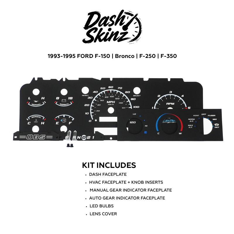 F-150 Instrument Cluster Upgrade by Year: 1992 to 1997