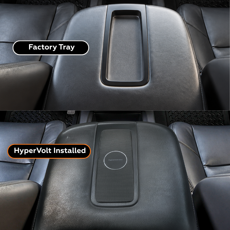 2007-2013 GM Trucks & SUV | HyperVolt Wireless Console Charger