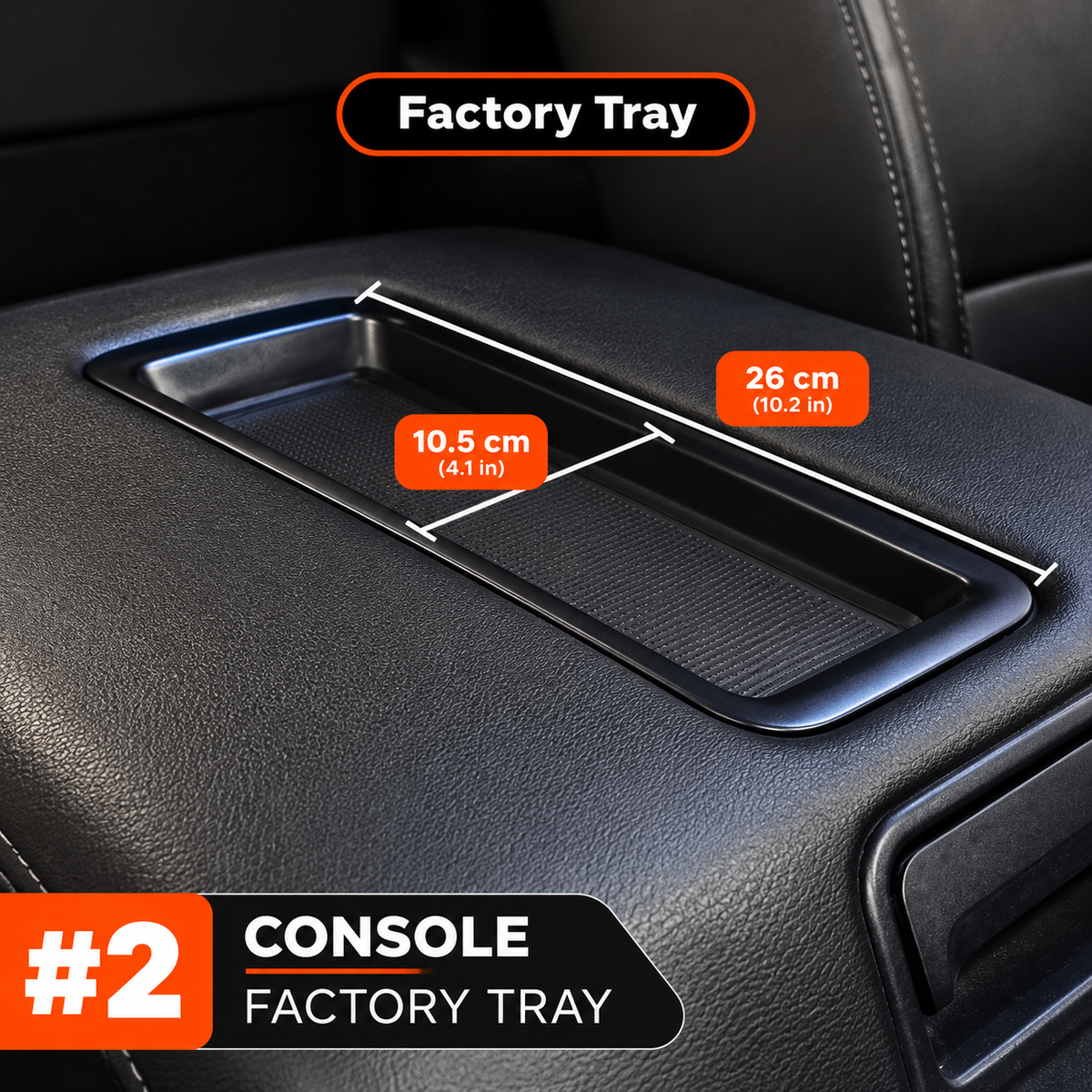 2014-2018 GM Trucks & SUV | HyperVolt Wireless Console Charger