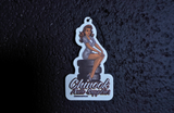 Pin Up Girl Air Freshener! Black Ice!