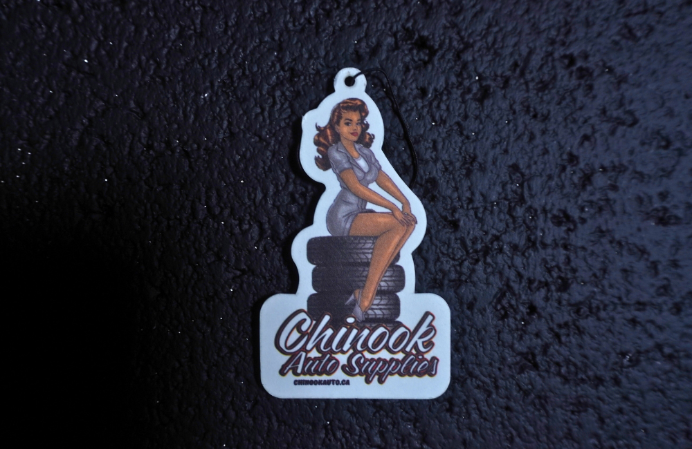 Pin Up Girl Air Freshener! Black Ice!