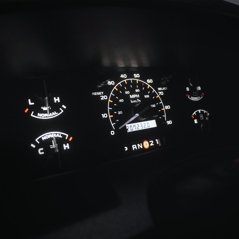 XL Modern Cluster Faceplate Kit | 1992-1996 F-150, F-250, Bronco (gas non-tach)