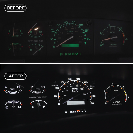 1992-1996 Ford F-Series & Bronco DashSkinz KM/H