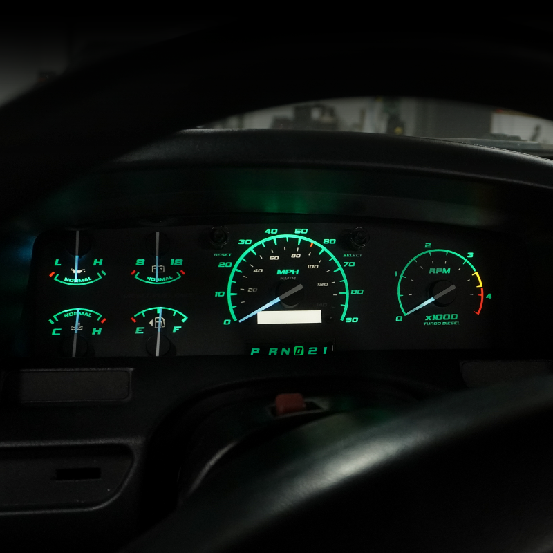 Diesel Midnight Green DashSkinz