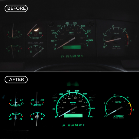 1992-1996 Ford F-Series & Bronco DashSkinz KM/H