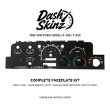 Diesel Midnight Green DashSkinz