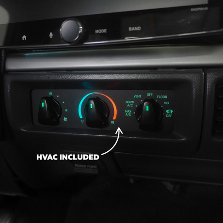 1992-1996 Ford F-Series & Bronco DashSkinz KM/H