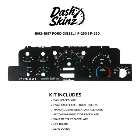 1992-1996 Ford F-Series & Bronco DashSkinz MPH
