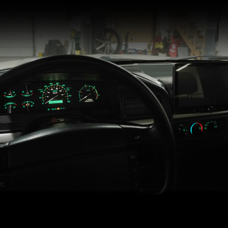 1992-1996 Ford F-Series & Bronco DashSkinz KM/H