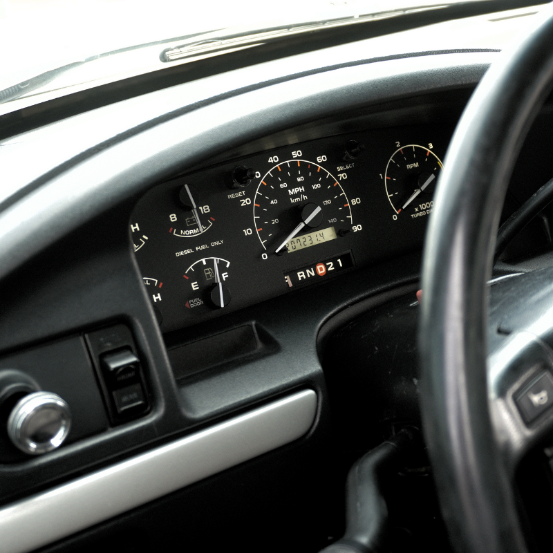 Diesel Modern Cluster Faceplate Kit | 1992-1997 F-250 & F-350