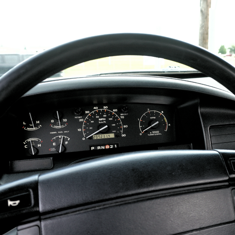 Diesel Modern Cluster Faceplate Kit | 1992-1997 F-250 & F-350
