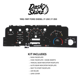 1992-1996 Ford F-Series & Bronco DashSkinz