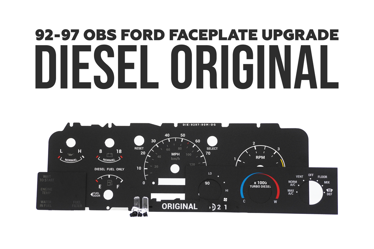ORIGINAL EDITION – Cluster Faceplate Kit for 1992–1996 Ford F-Series & Bronco