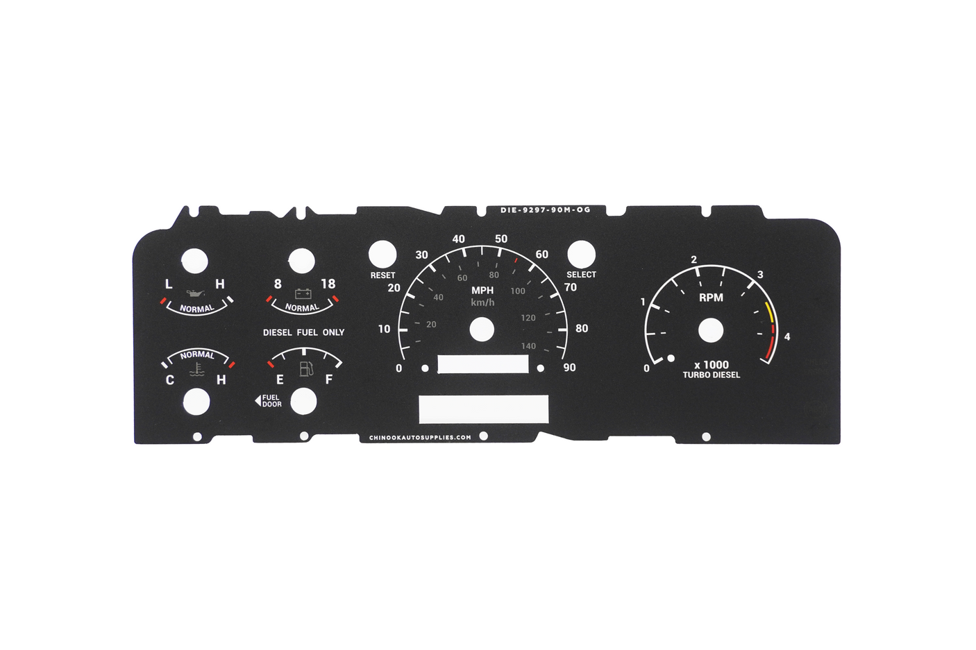 Diesel ORIGINAL - Cluster Faceplate Kit