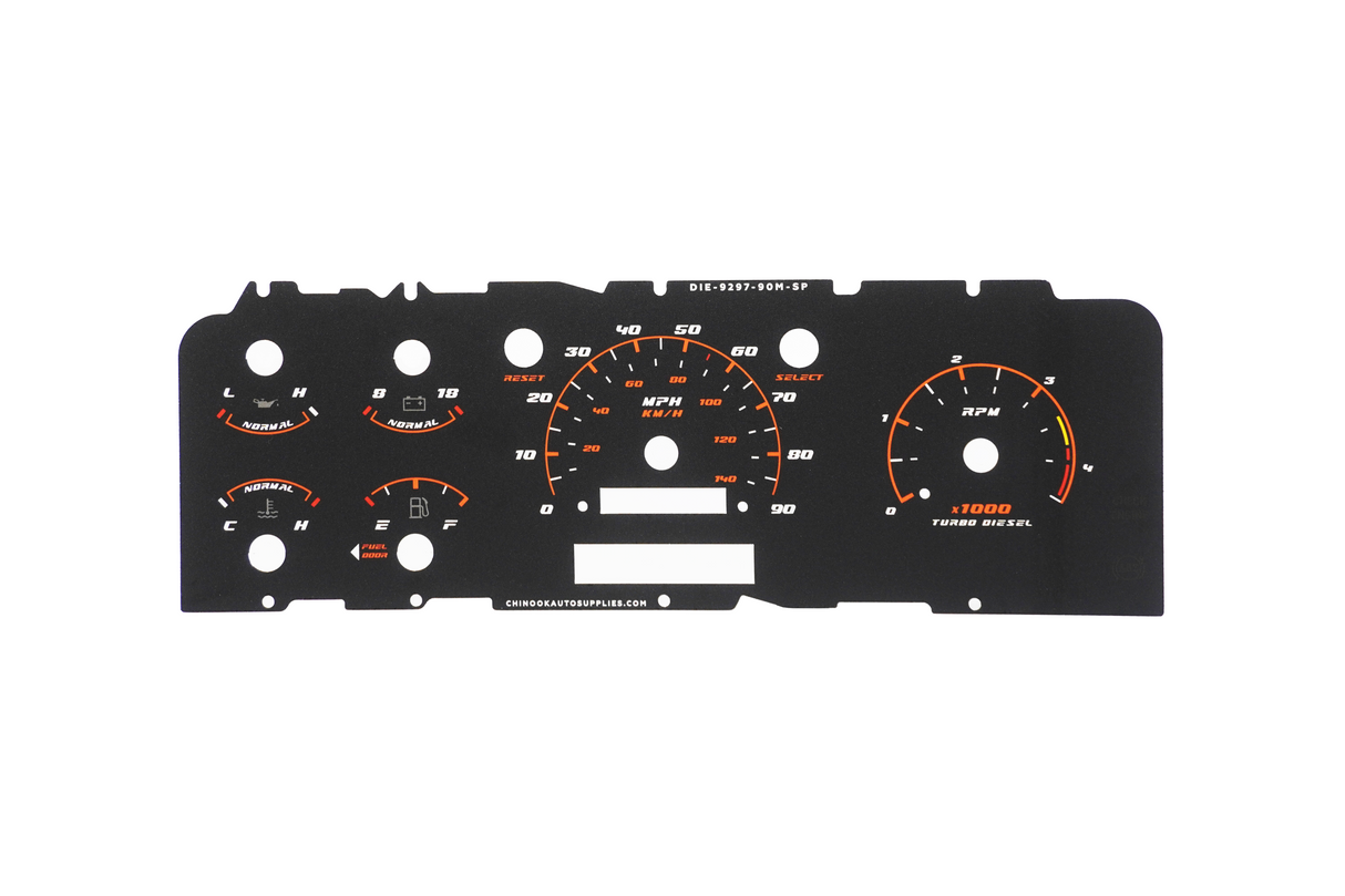 SPORT EDITION – Cluster Faceplate Kit for 1992–1996 Ford F-Series & Bronco