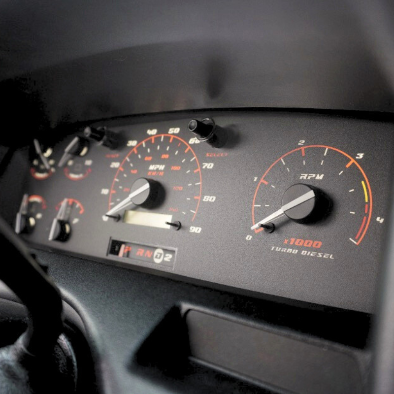 Diesel Sport Cluster Faceplate Kit | 1992-1997 F-250 & F-350