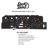 1992-1996 Ford F-Series & Bronco DashSkinz