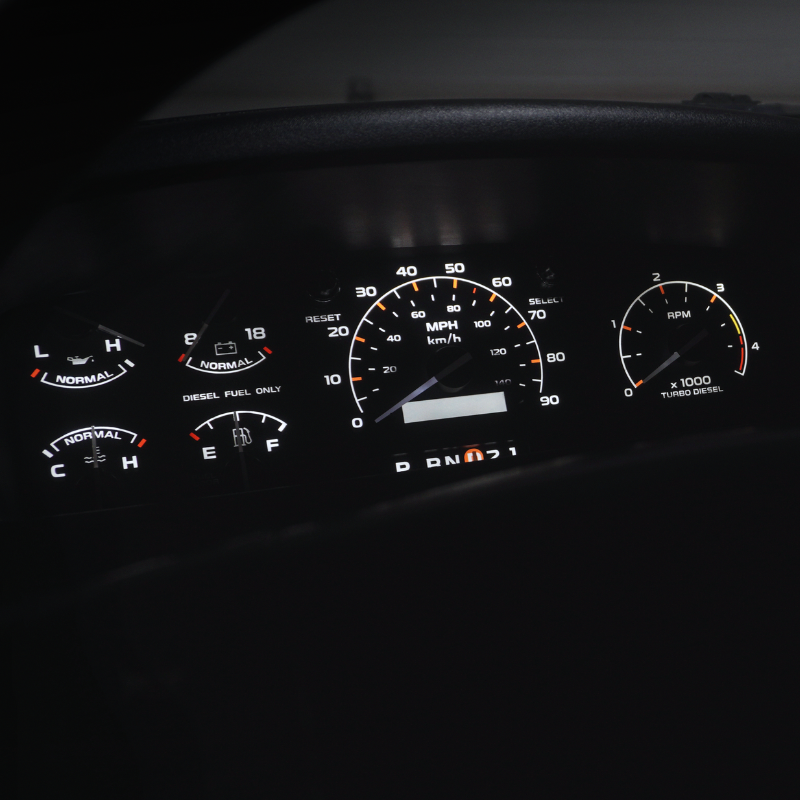 Diesel Modern Cluster Faceplate Kit | 1992-1997 F-250 & F-350