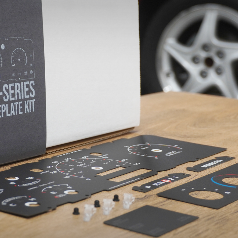 Diesel Modern Cluster Faceplate Kit | 1992-1997 F-250 & F-350