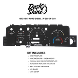 1992-1996 Ford F-Series & Bronco DashSkinz