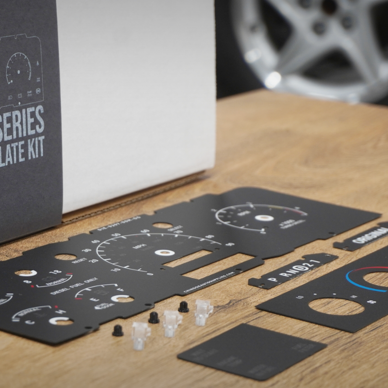 Diesel Original Cluster Faceplate Kit | 1992-1997 F-250 & F-350