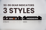 Gear Indicators (auto & manual)