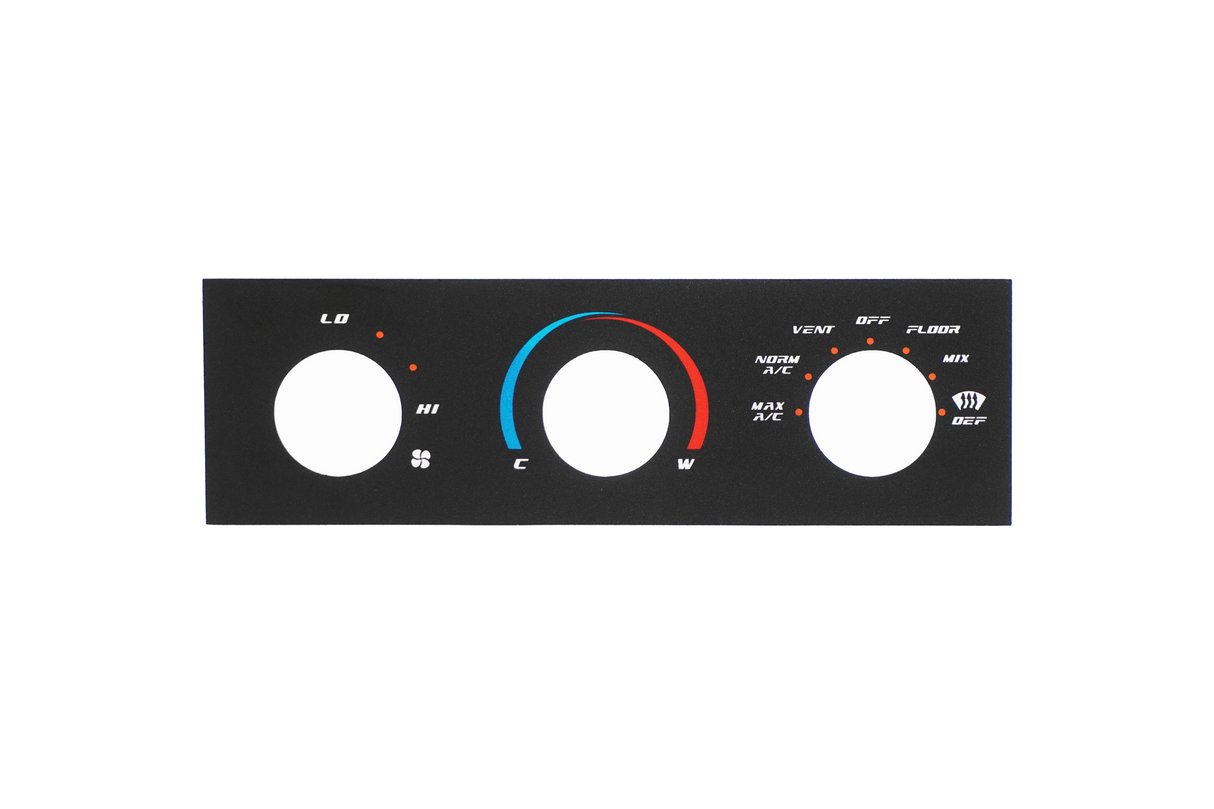 SPORT EDITION – Cluster Faceplate Kit for 1992–1996 Ford F-Series & Bronco
