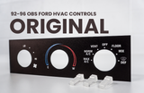 92-96 HVAC Faceplate - 3 Styles Available