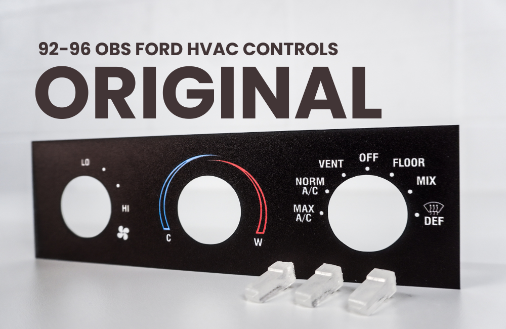 92-96 HVAC Faceplate - 3 Styles Available