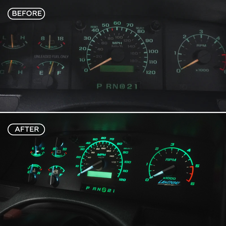 1992-1996 Ford F-Series & Bronco DashSkinz KM/H