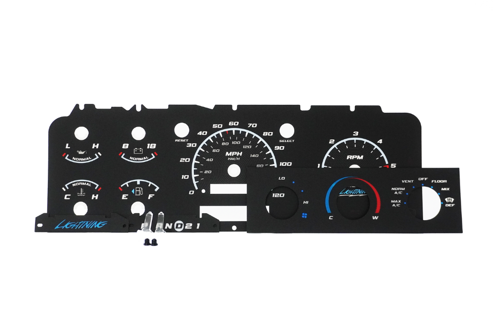 1st Gen Lightning Tribute | 1993-1995 F-150 Lightning | Faceplate Upgrade