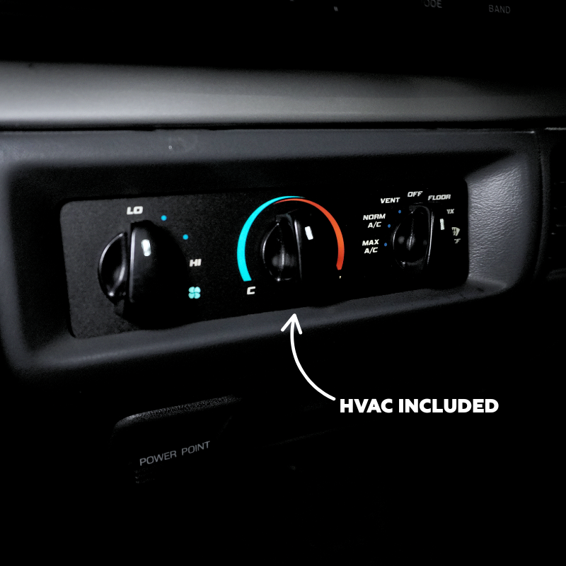 1st Gen Lightning Tribute Cluster Faceplate Kit | 1993-1995 F-150 Lightning