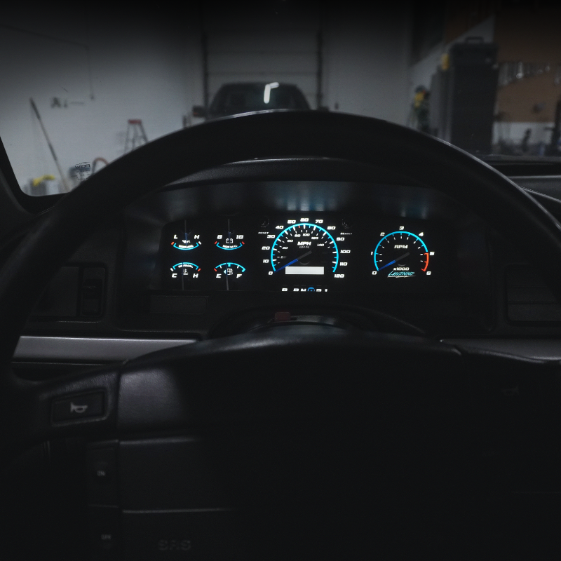 1st Gen Lightning Tribute Cluster Faceplate Kit | 1993-1995 F-150 Lightning