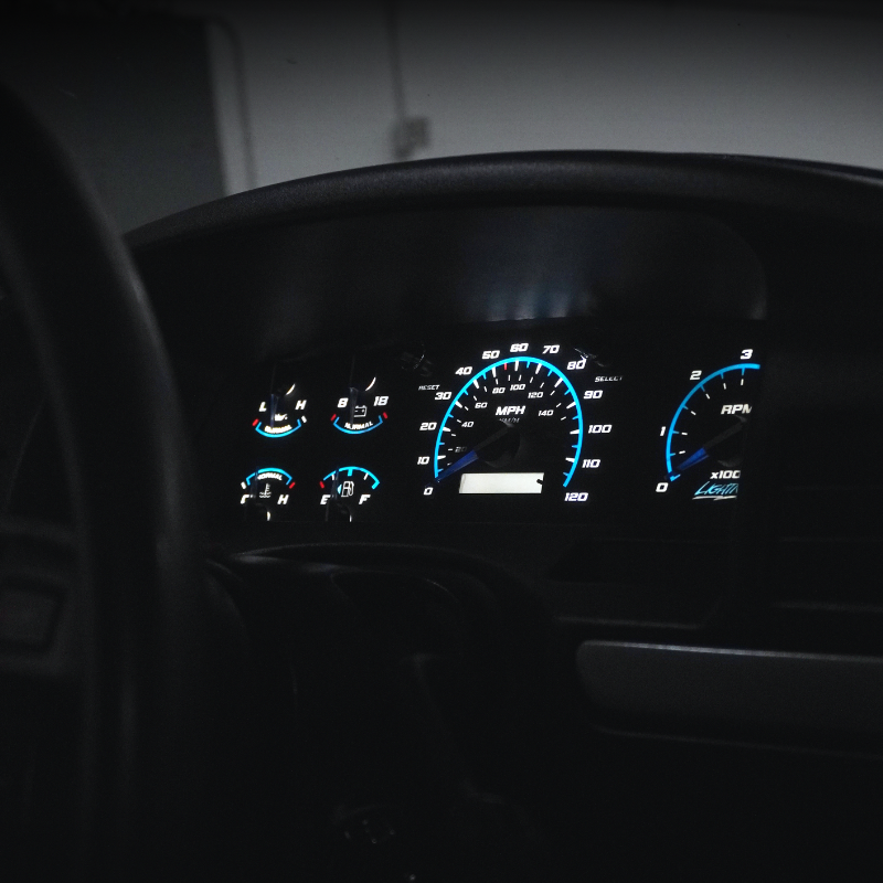 1st Gen Lightning Tribute Cluster Faceplate Kit | 1993-1995 F-150 Lightning